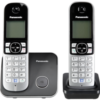 Teléfonos -inalámbricos-: Panasonic KX-TG6812GB negro