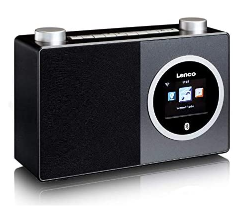 Lenco DIR-70 Negro, radio Internet WiFi y Bluetooth