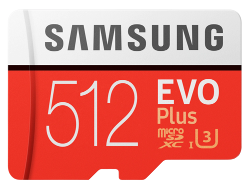 Tarjetas Micro SD: Samsung microSDXC EVO+ 512GB MB-MC512HA/EU