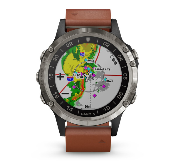 Relojes deportivos: Reloj aviador Garmin D2 Delta correa piel