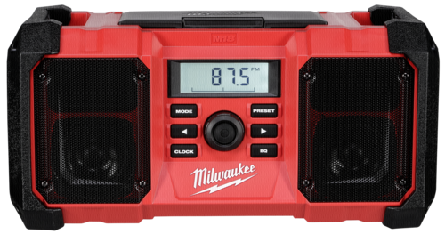 Radios para obras + Altavoces: Milwaukee M18JSR-0  Radio de trabajo con DAB+