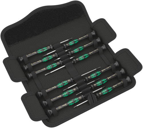 Destornilladores: WERA Kraftform Micro-Set destornilladores 12 piezas