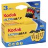 Película negativo color: 1x3 Kodak Ultra max   400 135/24