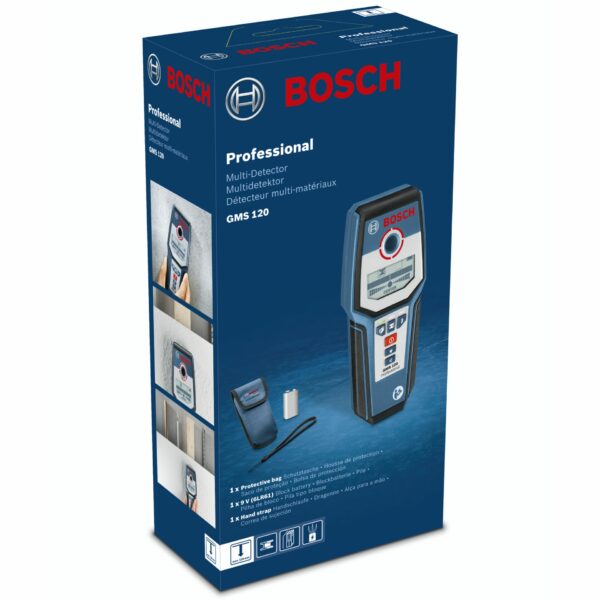 Dispositivos de seguimiento y detectores de mater: Bosch GMS 120 Multidetector